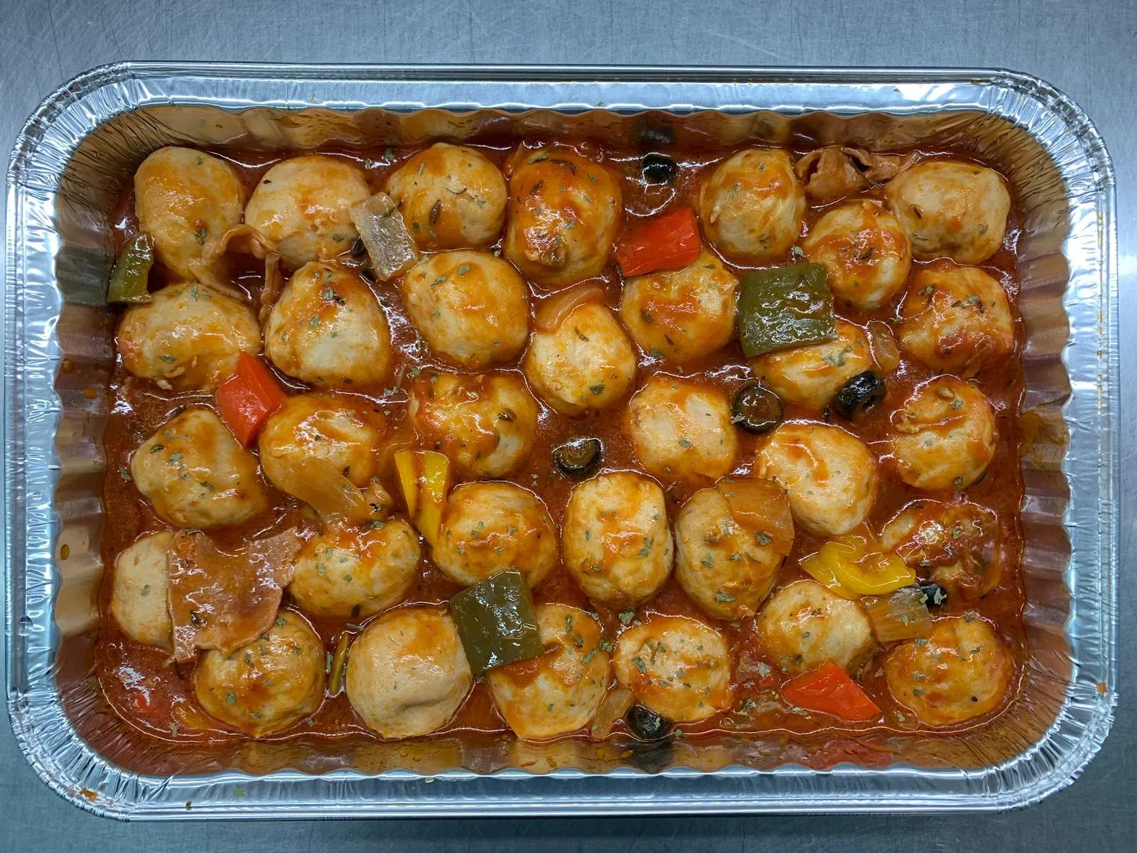 茄蓉香草彩椒燴豚肉丸 3磅