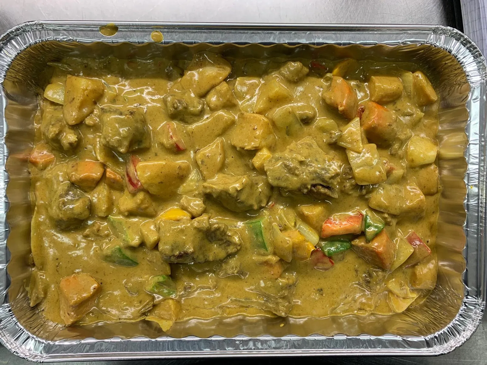 咖哩薯仔雜菜牛肋肉飯 3磅