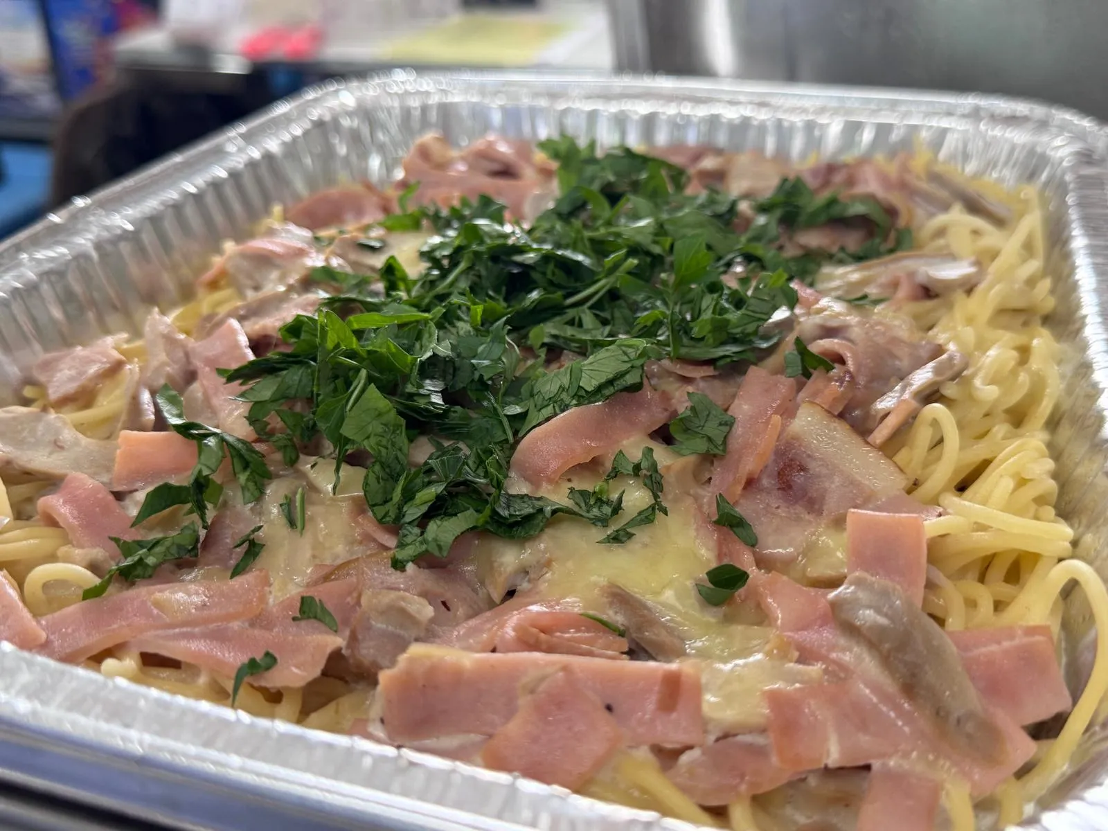 卡邦尼煙肉蘑菇意大利麵 3磅