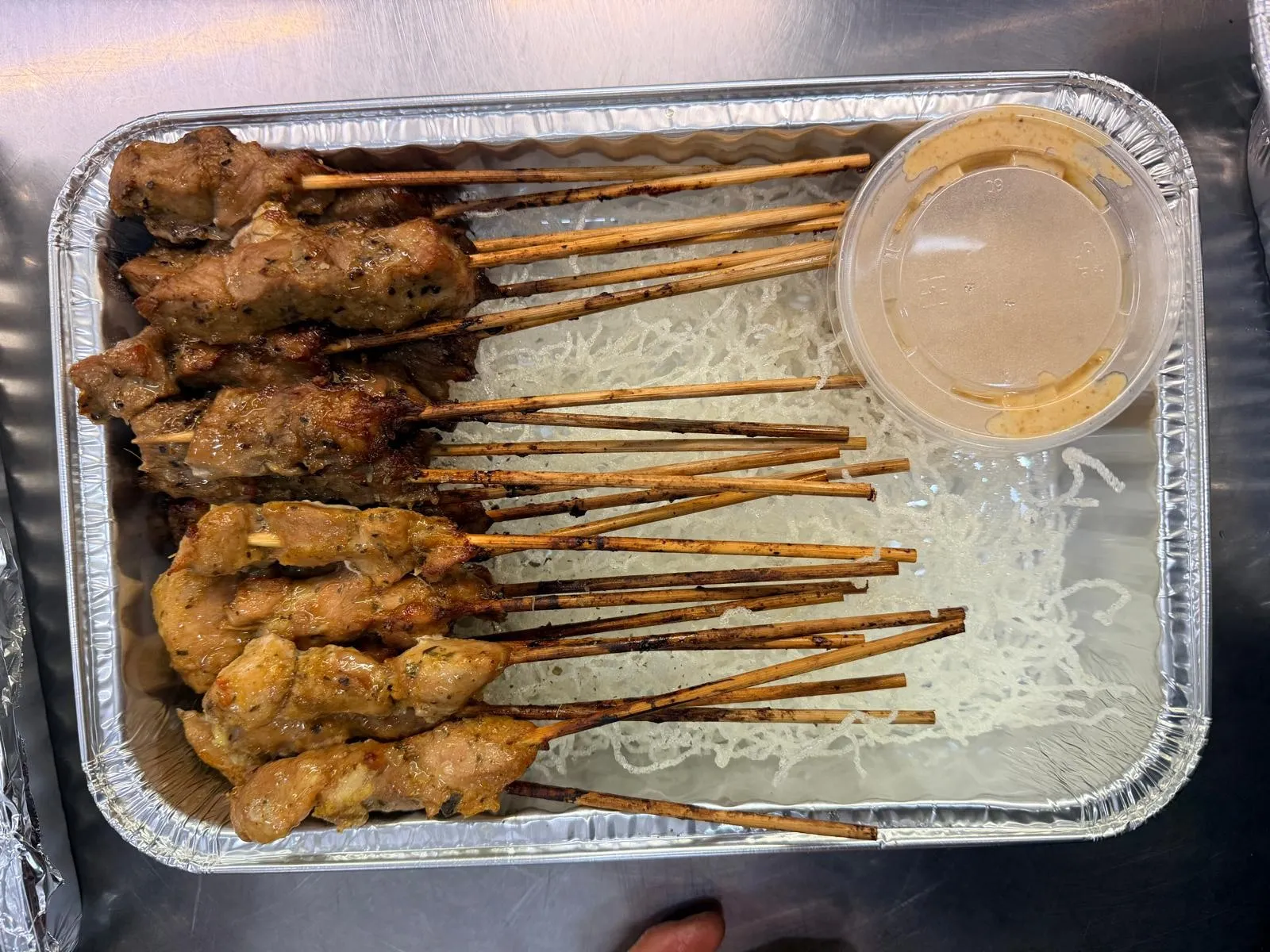 烤雙拼沙嗲串(雞,豬) 共24串