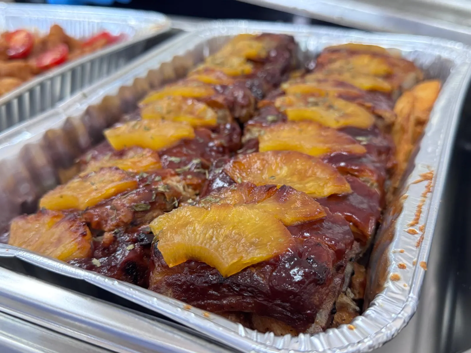 BBQ醬烤豬肋骨配薯角 3磅