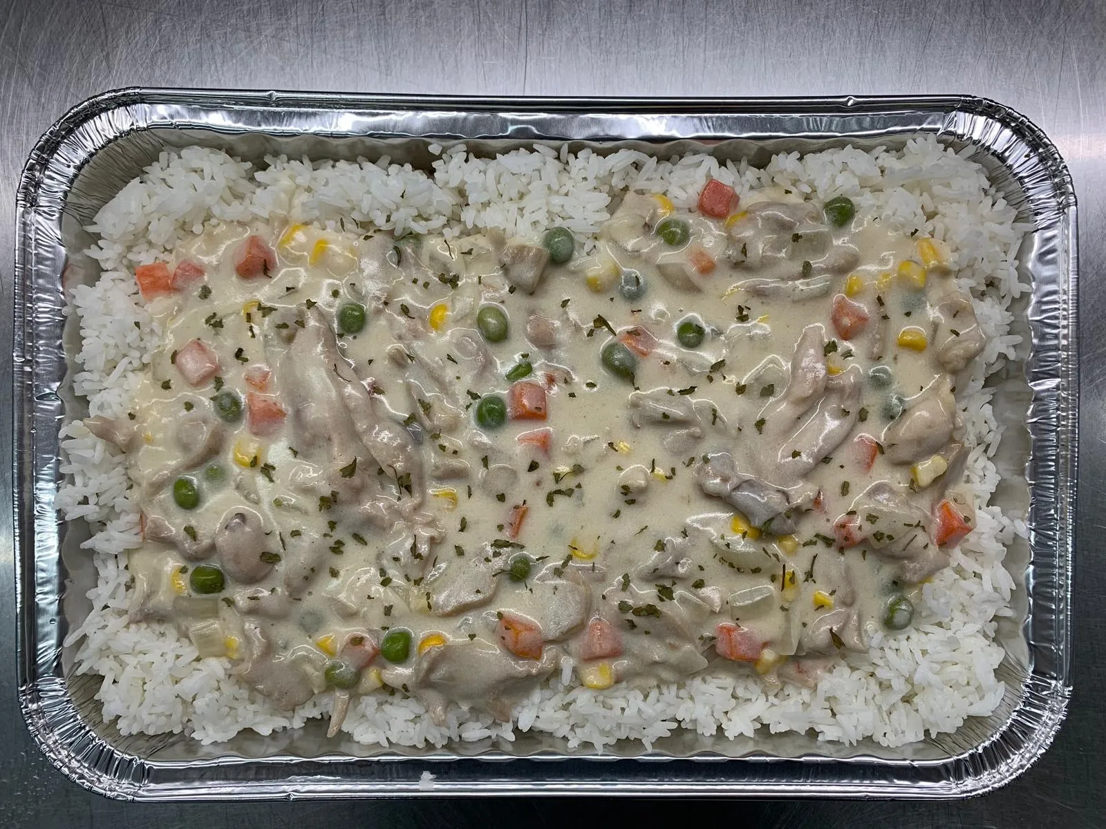雜豆蘑菇薯仔忌廉雞皇飯 3磅