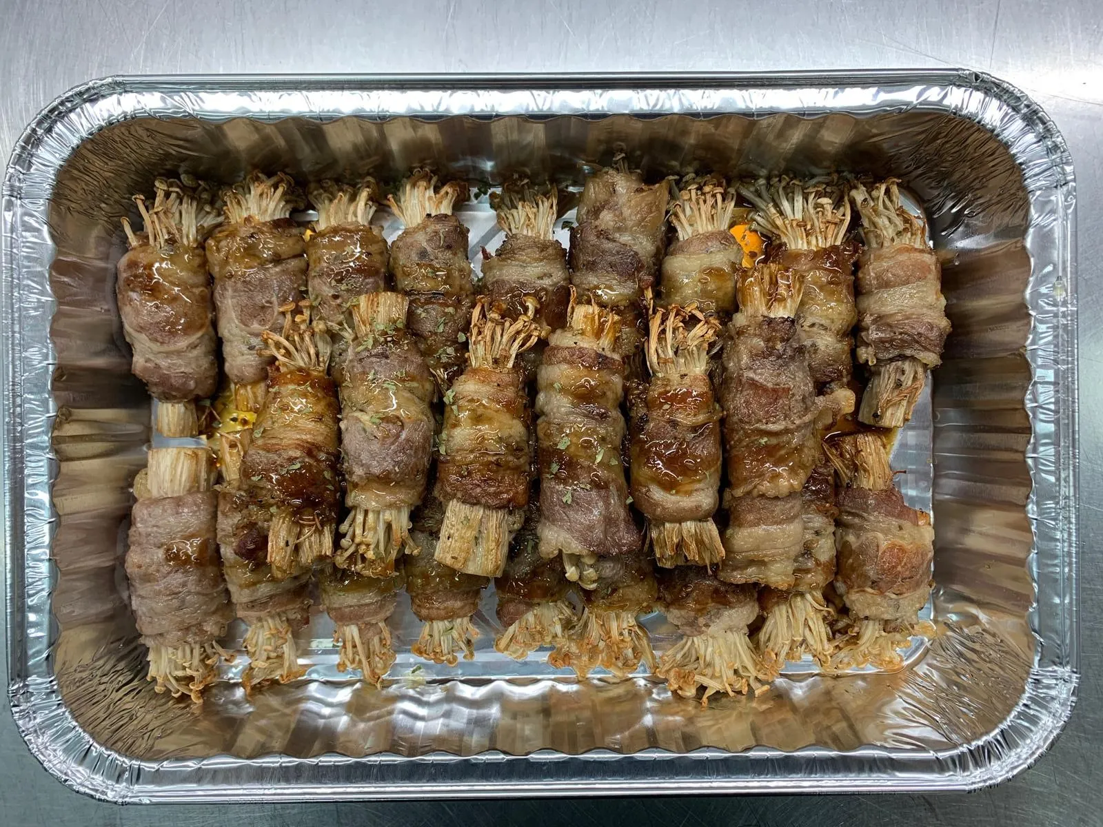 焗蒜香照燒金菇牛肉卷 24件